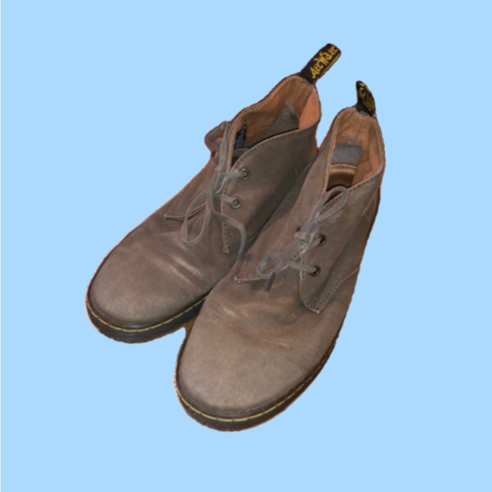 Light Brown Corduroy Doc Martens